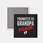 Aimant Promoted To Grandpa Again Dad Pregnancy Announceme (Recto/Verso)