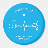 Aimant Promoted to Grandparents Pregnancy Announcement (Devant)