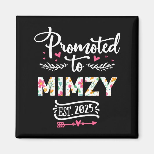Aimant Promoted To Mimzy 2025 Cute Pregnancy Announcement (Devant)