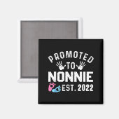 Aimant Promoted To Nonnie Est 2022 Funny New Nonnie  (Recto/Verso)