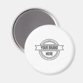 Aimant Promotion de logo professionnel personnalisé (Recto/Verso)