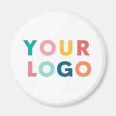 Aimant Promotion du logo commercial personnalisé (Devant)