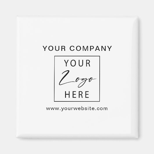 Aimant Promotion du logo de votre entreprise (Devant)