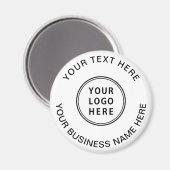 Aimant Promotion du logo d'entreprise (Recto/Verso)