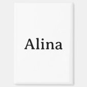 Aimant Promotion simple de la marque Rectangle 2,5" x 3,5 (Recto)