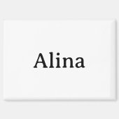 Aimant Promotion simple de la marque Rectangle 3,5" x 2,5 (Recto)
