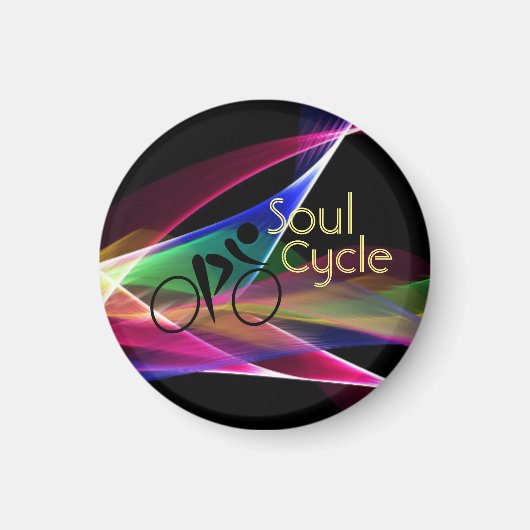 Aimant Promotion Soul Cycle Rétro Néon (Devant)