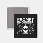 Aimant Prompt Engineer Apparel Funny Ai Tech Humor Gift (Recto/Verso)