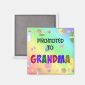 Aimant Promu à grand-mère (Recto/Verso)