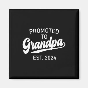 Aimant Promu À Grandpa Est 2024 Pour Nouveau Grand-Père F
