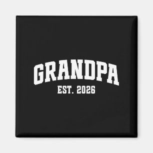Aimant Promu Grand-père Estimé 2026 Grand-parent Bébé Ann