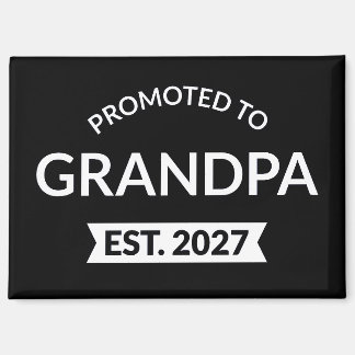 Aimant Promu Grand-Père Estimé 2027 Nouveau Papa II