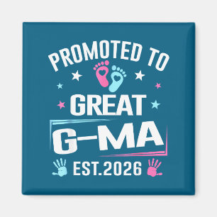 Aimant Promu Grande M-mé Est 2026 Annonce de Grossesse