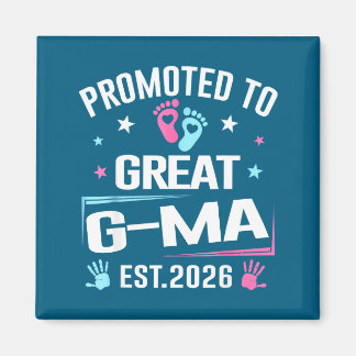 Aimant Promu Grande M-mé Est 2026 Annonce de Grossesse