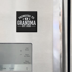 Aimant Promue grand-mère prévue 2026 Grands-parents Bébé