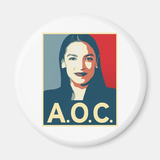 Aimant Propagande AOC 2024 (Devant)