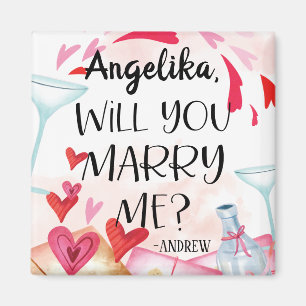 Aimant Proposition de marriage You Marry Me ? Custom