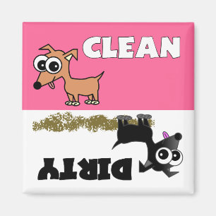 Aimant propre/sale de chiwawa mignon de