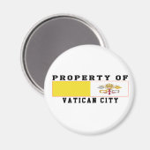 Aimant Propriété De La Ville Du Vatican (Recto/Verso)