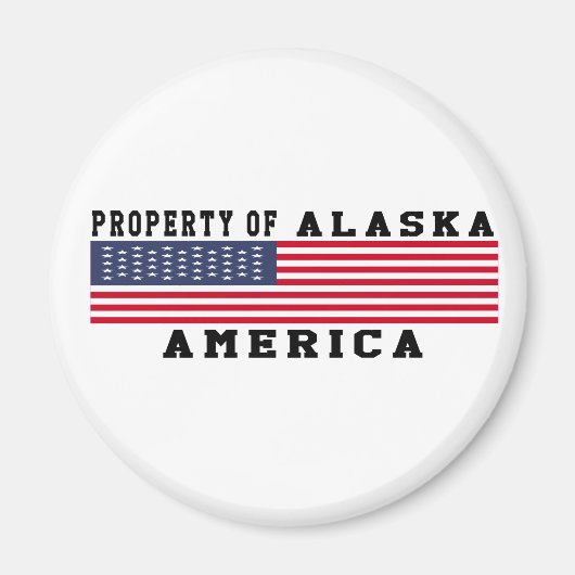 Aimant Propriété De L'Alaska (Devant)