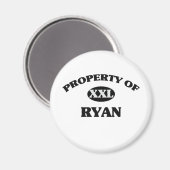 Aimant Propriété de RYAN (Recto/Verso)