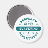 Aimant Propriété du Département des enquêtes (Recto/Verso)