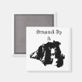 Aimant Propriété D'Un Cochon Frontalier (Recto/Verso)