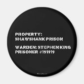 Aimant Propriété : prison de Shawshank (Devant)