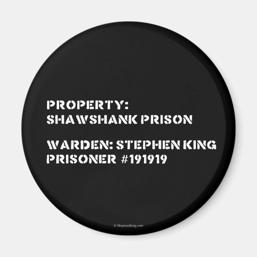 Aimant Propriété : prison de Shawshank (Devant)