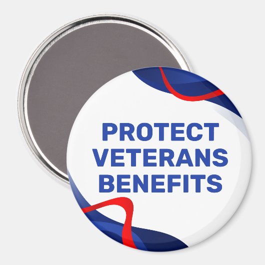 Aimant Protect Veterans Benefits Political (Recto/Verso)