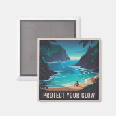 Aimant Protect Your Glow (Recto/Verso)