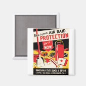 Aimant Protection aérienne (Recto/Verso)