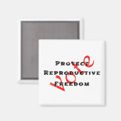 Aimant Protéger la liberté de reproduction Vote (Recto/Verso)