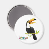 Aimant Protéger le Toucan (Recto/Verso)