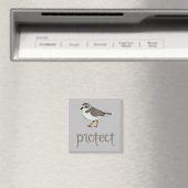 Aimant Protéger l'oiseau Pluvier siffleur (In Situ (Lave-vaisselle))