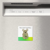 Aimant Protégez les koalas (In Situ (Lave-vaisselle))