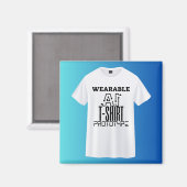 Aimant Prototype de T-SHIRT IA portable (Recto/Verso)