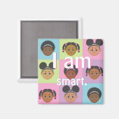 Aimant #Proud2BNaturalMe #IAm Affirmation positive (Recto/Verso)
