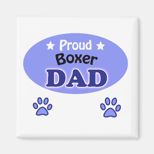 Aimant Proud Boxer dad (Devant)