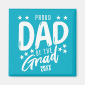 Aimant Proud Dad of the Grad Custom Year Keepsake (Devant)