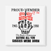 Aimant Proud Member Of The 1965-1980 Generation X Bad Gen (Devant)