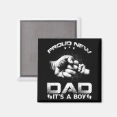 Aimant Proud New Dad It's A Boy (Recto/Verso)