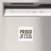 Aimant Proud To Be Gay And Black (In Situ (Lave-vaisselle))