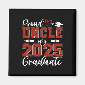 Aimant Proud Uncle Of A Cl Of 2025 Graduate Senior Gradua