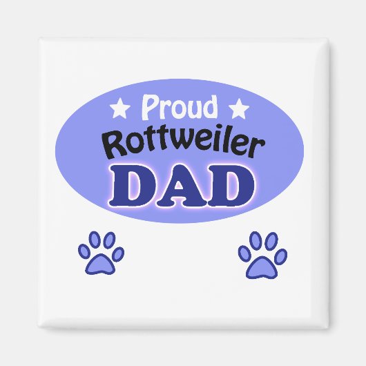 Aimant Proum Rottweiler papa (Devant)