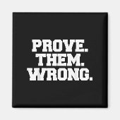 Aimant Prove Them Wrong Athlete Srt Gym Motivation  (Devant)