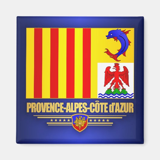 Aimant Provence-Alpes-Côte d'Azur (Devant)