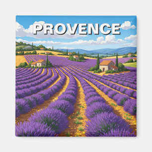 Aimant Provence France Lavender Fields Voyage