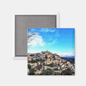 Aimant Provence village: Gordes (Recto/Verso)