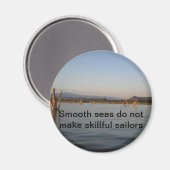 Aimant proverbe éthiopien - Mers lisses (Recto/Verso)